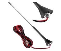 Automobilinė antena 40 cm su stiprintuvu, ANT08 AMIO-01511