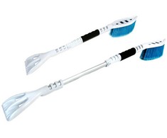 Amio Kufieta Teleskopinis sniego šepetys su ledo grandikliu PREMIUM M1 ABS, 660–890 mm