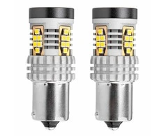 Amio Canbus 3020 24smd 1156 ba15s p21w r10w r5w baltos 12v / 24v LED lemputės