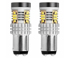 LED lemputės Canbus 3020 24SMD 1157 Bay15D P21/5W baltos 12V 24V amio-02798