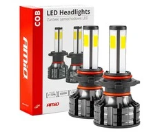 LED žibintų lemputės COB Series HB3 AMiO-02846