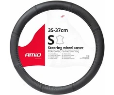Amio Automobilio vairo užvalkalas 35-37 cm, natūrali oda, SWC-48-S