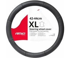 Amio Automobilio vairo užvalkalas 41-43 cm, natūrali oda, SWC-48-XL