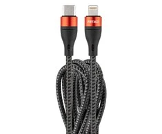 USB-C + Lightning kabelis iPhone 200 cm FullLINK AMIO-02931