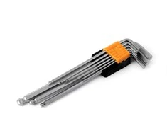 Ilgieji HEX (imbus) raktai, 230 mm, 9 vnt., IKL AMIO-01721