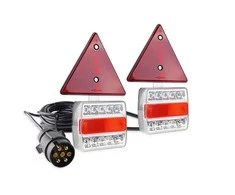 LED žibintų komplektas magnetinei priekabai amio-02140