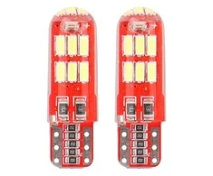 LED lemputės CANBUS 15SMD 4014 T10E W5W Silca baltos 12V amio-01443