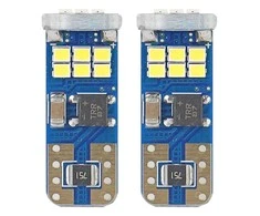 Amio LED lemputė w5w T10 CANBUS 18SMD Balta spalva