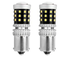 LED lemputės Canbus 2016 39SMD 1156 BA15S P21W R10W R5W baltos 12V 24V amio-02799