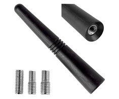 Automobilinė antena 9 cm su 3 adapteriais 5/6/7 mm ANTM09 AMIO-01509