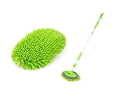 Teleskopinis šepetys su vandens jungtimi, Chenille 120-200cm AMIO-02398