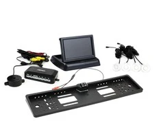 Amio Parkavimo pagalbos sistema TFT02 4,3" su HD-402-LED kamera, 4 balti jutikliai