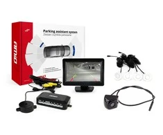 Amio Parkavimo pagalbos sistema TFT01 4,3" su HD-310 kamera, 4 balti jutikliai