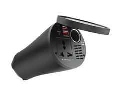 Įtampos keitiklis puodelio formos 12v/230v 150w/300w 2xusb pi02 amio-02469