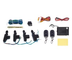 Universali belaidė centrinių durų užraktų sistema KE14 su 2 Master + 2 Slave varikliais ir nuotolinio valdymo pultais AMIO-01683