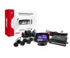 Parkavimo pagalbos sistema LED-GRAF, 8 juodi jutikliai 22 mm AMIO-01559