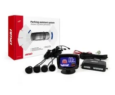 Parkavimo pagalbos sistema LED-GRAF, 4 juodi jutikliai 22 mm AMIO-01562