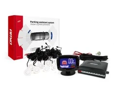Parkavimo jutiklių rinkinys LED-GRAF, 8 balti jutikliai 22 mm AMIO-01600
