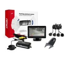 Amio Parkavimo pagalbos sistema TFT01 4,3" su HD-502-IR kamera, 4 juodi jutikliai GOLD