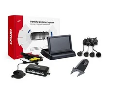 Amio Parkavimo pagalbos sistema TFT02 4,3" su HD-502-IR kamera, 4 juodi jutikliai GOLD