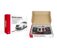 Xenon rinkinys slim H7M (metalinis) 6000K, AMIO-01949