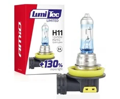 Automobilinė lemputė Amio LumiTec Limited H11 12V 55W + 130%