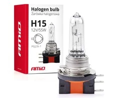 Halogeninė lemputė H15 12V 55W amio-01490