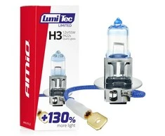 Halogeninė lemputė H3 12V 55W „Lumitec Limited“ +130% amio-02131