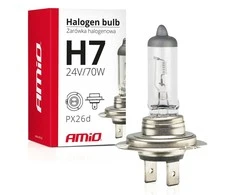 Automobilinė lemputė Amio H7 24V 70W