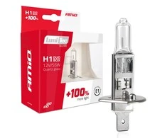 Halogeninės lemputės H1 12V 55W „Lumitec“ sidabrinės +100% duo amio-01401