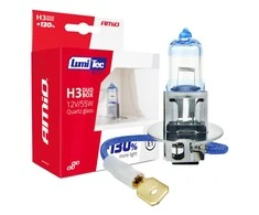 Halogeninės lemputės H3 12V 55W „Lumitec Limited“ +130% „Duo Amio-02102“
