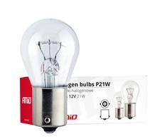Halogeninės lemputės p21w ba15s 12v 10 vnt. (e8)amio-01491