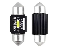 Amio Lemputė Led canbus 1 smd ultrabright 1860 festoon 31mm baltas 12v/24v