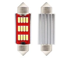 Amio LED lemputes 2 vnt. Canbus 12 smd 41*12mm