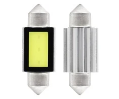 Amio Żarówki LED lemputės CANBUS COB3 festoon C5W C10W C3W 36mm baltos 12V