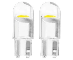 Amio LED lemputės standartinis t10 w5w burbinės ŽPV 12v skaidrus baltas