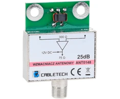 Cabletech 25dB antenos stiprintuvas
