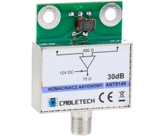 Cabletech 30dB antenos stiprintuvas