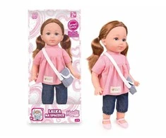 Lalka Lėlė Natalia funkcinė lėlė tunikoje 36 cm
