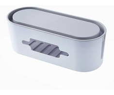 ATL Kabelių dėžė AG381F, 32x13,5x11,5 cm, pilka