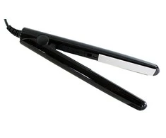 Ag440 Plaukų tiesintuvas su keraminėmis plokštelėmis, 17,5 cm, juodas