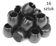 ATL Silikoniniai baldų padukai 16 vnt. 12-16 mm juodi