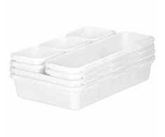 Ag641C Plastikinė dežutė, 8 vnt., baltas