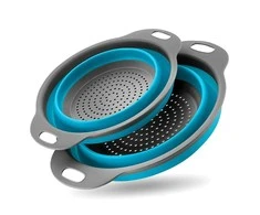 ATL Silikoniniai sulankstomi sietai, 2 vnt., 23 cm ir 19 cm