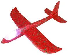 Ag667A Putplasčio lėktuvas su LED, 46 cm