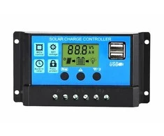 50-295# Oem Saulės Baterijų Valdiklis 12/24V 30A 2x USB