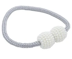Aptel Užuolaidų ir užuolaidėlių segtukas su magnetu, AG701B, 47 cm, pilkas