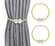 ATL Užuolaidų segtukas su magnetu, 47 cm, auksinis