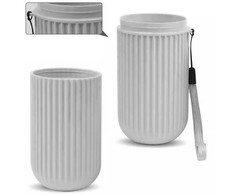 ATL Dantų šepetėlio ir pastos dėklas AG870, 18,5 cm, pilkas