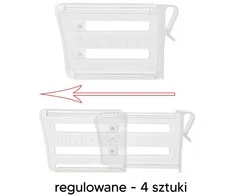 ATL 4 skyrelių rinkinys šaldytuvui